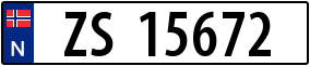 Truck License Plate